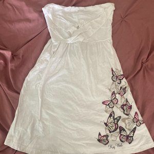 Strapless Mini Dress Cover Up